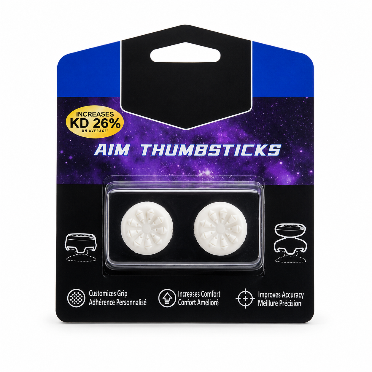 PlayStation Thumbstick Grips 2-Pack White